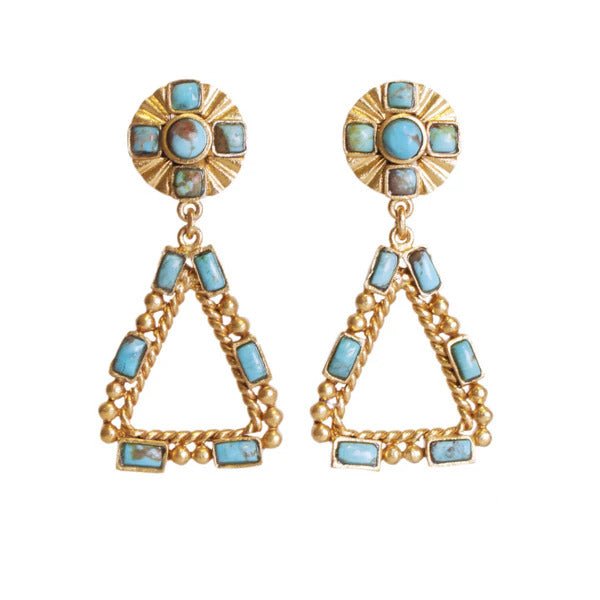 Christina Greene Southwestern Chandelier Earring - Capri by Sunset & Co.