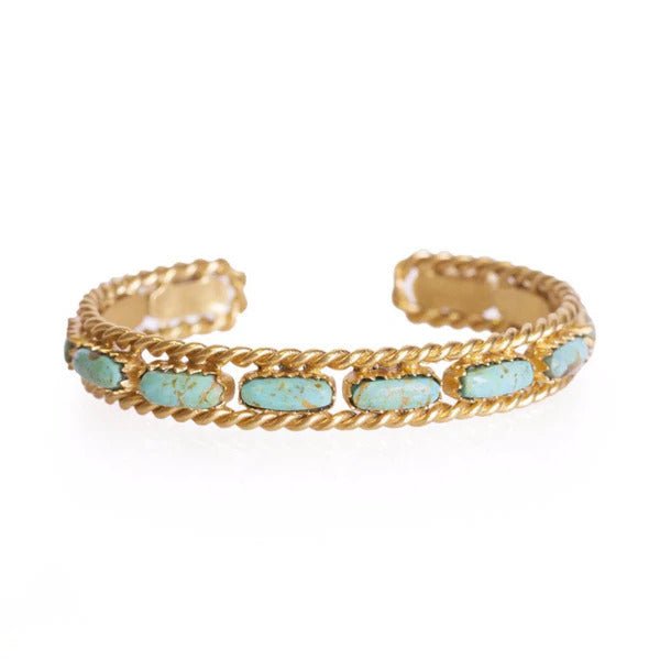 Christina Greene Cable Bangle - Capri by Sunset & Co.