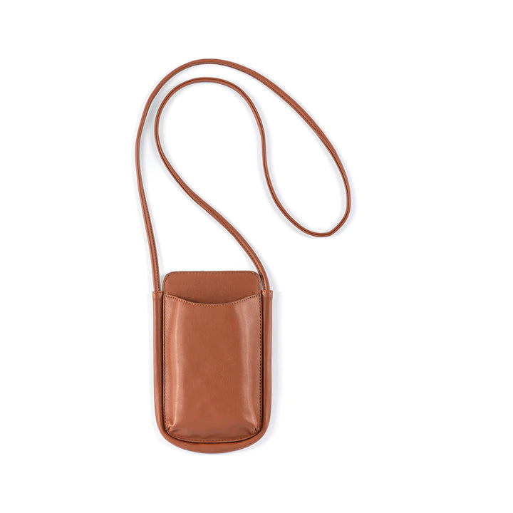 Charlotte Phone Cross-body - Saddle