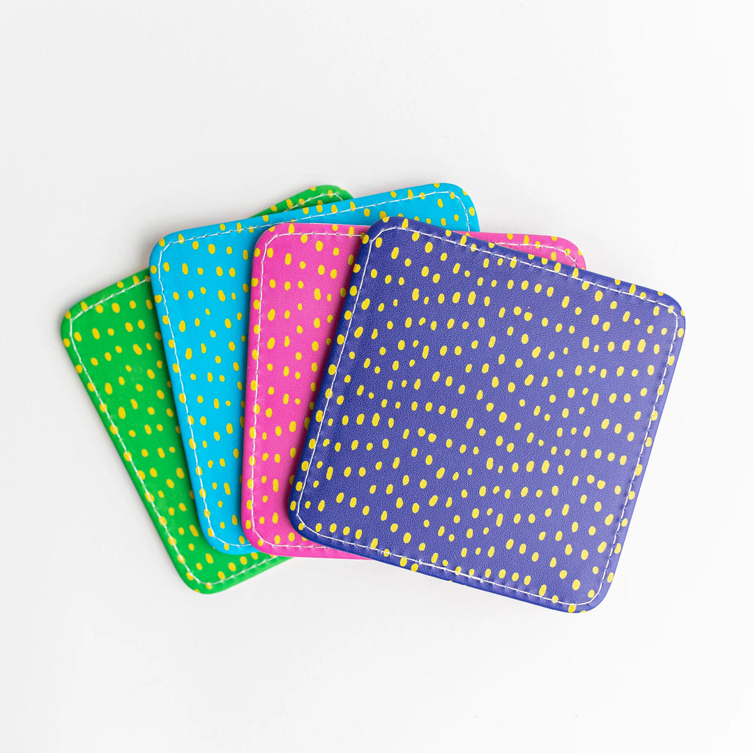 Colorful Labyrinth Coaster Set