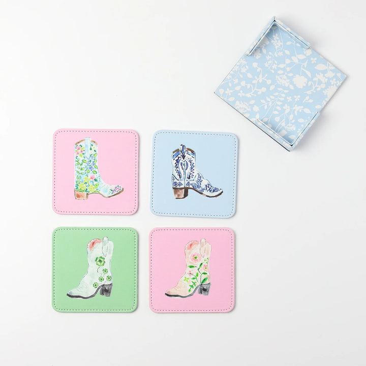 Pastel Rodeo Coaster Set