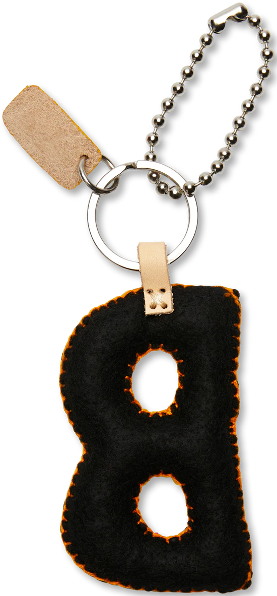 Consuela - Black Felt Alphabet Charm