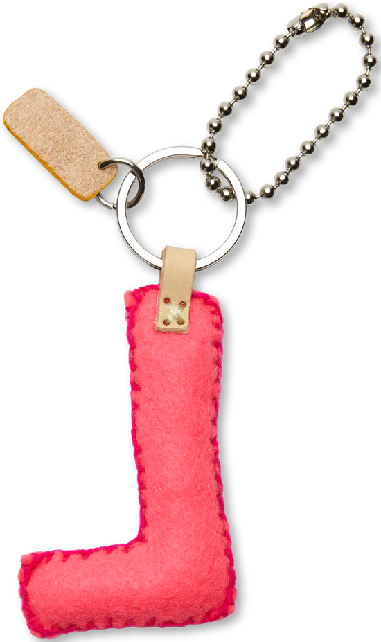 Consuela - Pink Felt Alphabet Charm