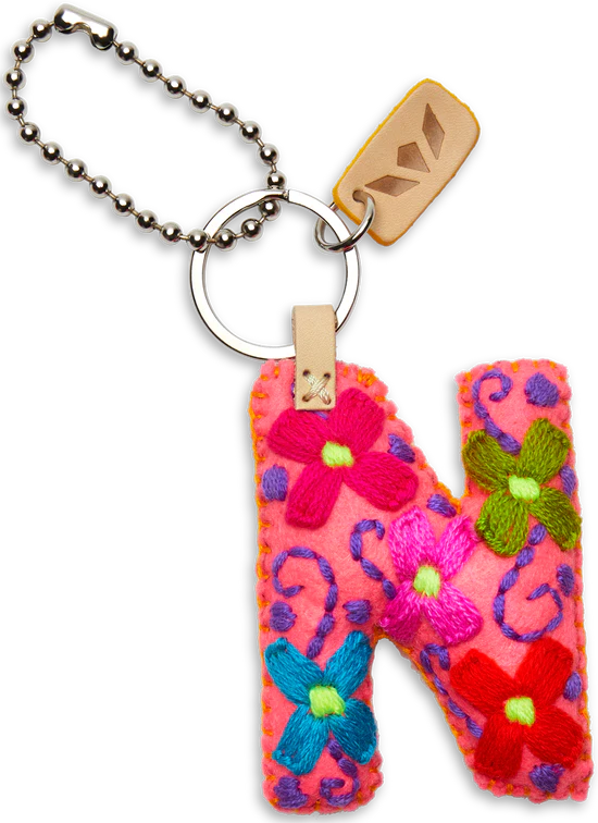 Consuela - Pink Felt Alphabet Charm