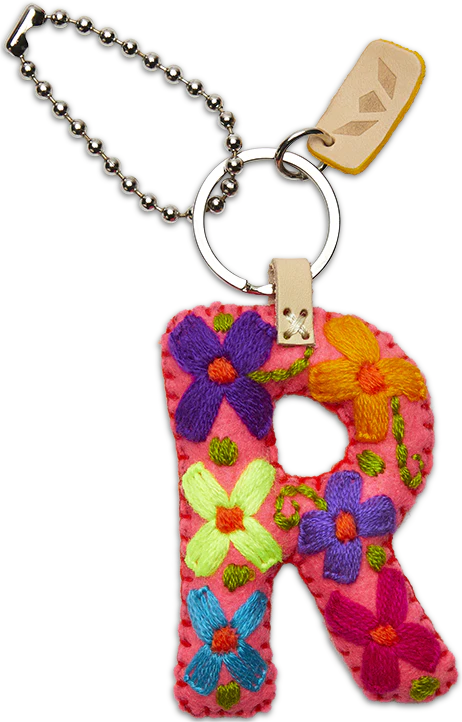 Consuela - Pink Felt Alphabet Charm