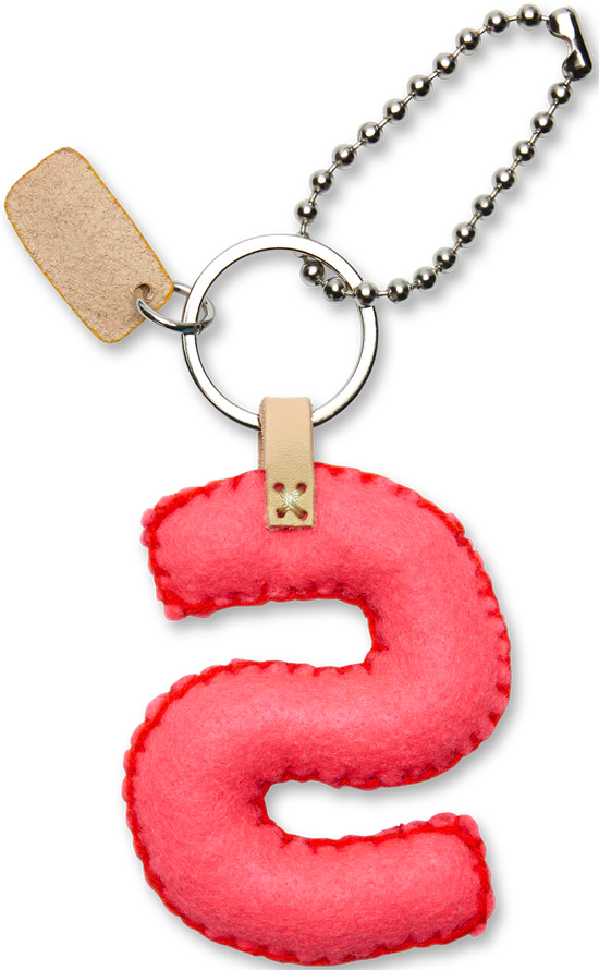 Consuela - Pink Felt Alphabet Charm