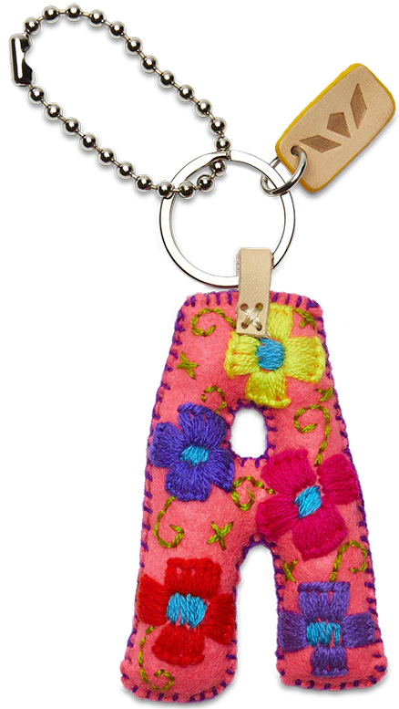 Consuela - Pink Felt Alphabet Charm