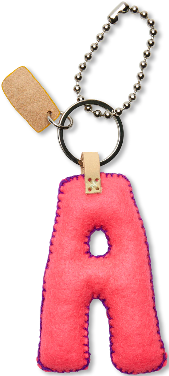 Consuela - Pink Felt Alphabet Charm