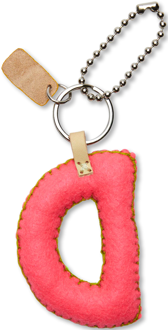 Consuela - Pink Felt Alphabet Charm