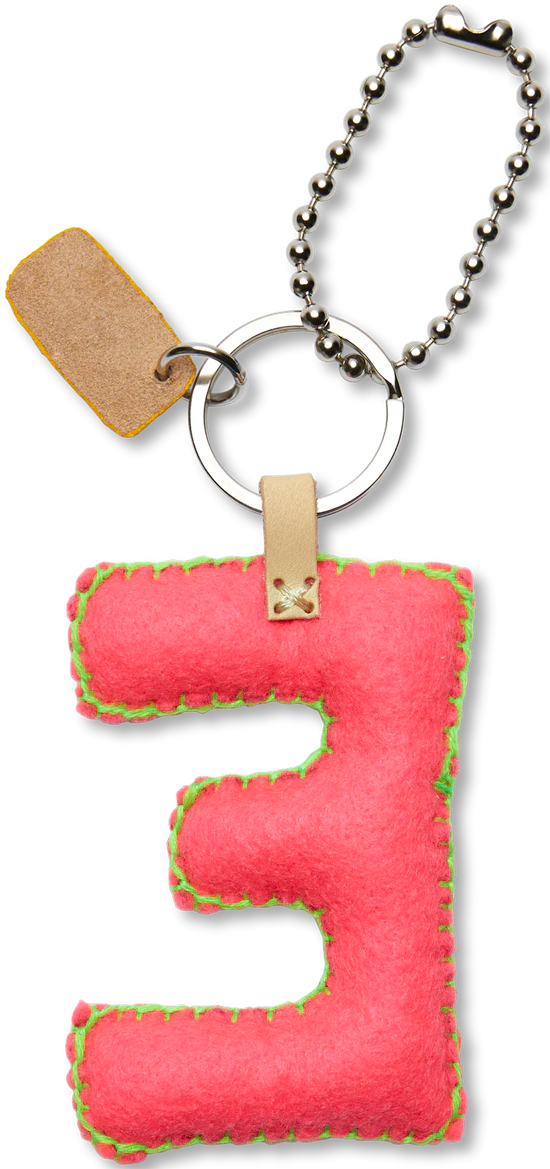 Consuela - Pink Felt Alphabet Charm