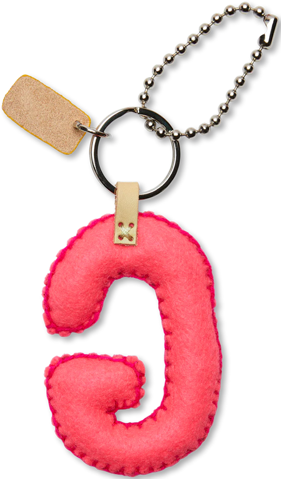 Consuela - Pink Felt Alphabet Charm