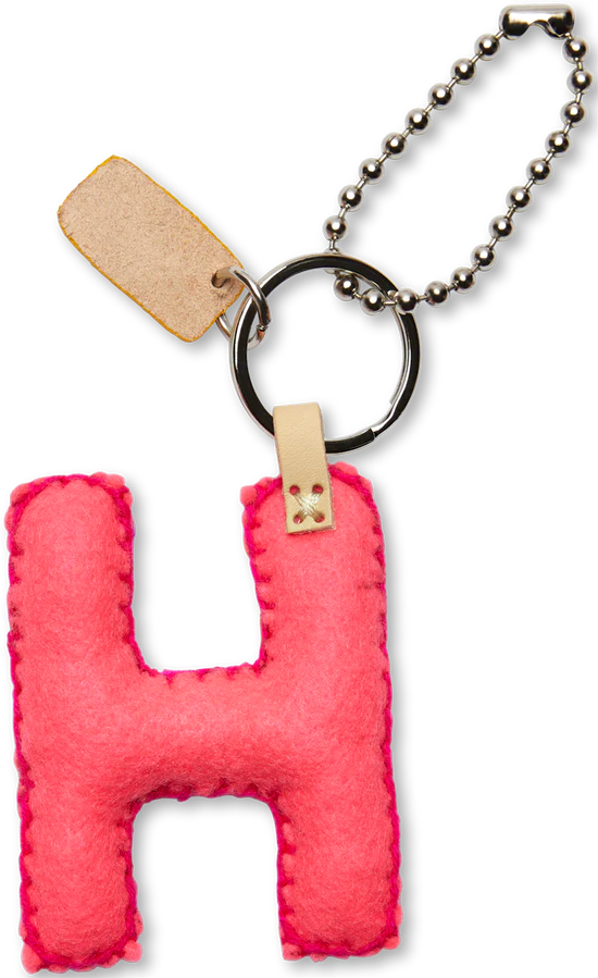 Consuela - Pink Felt Alphabet Charm