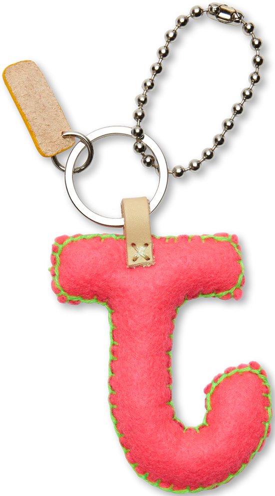 Consuela - Pink Felt Alphabet Charm