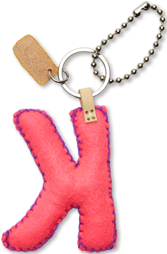 Consuela - Pink Felt Alphabet Charm