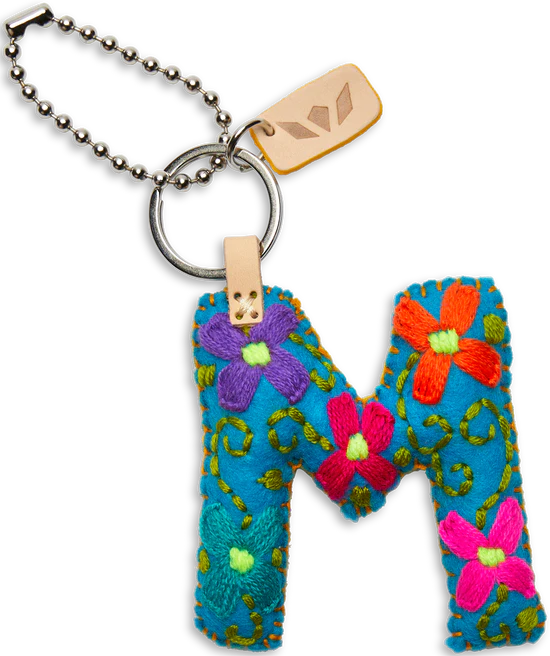 Consuela - Turquoise Felt Alphabet Charm