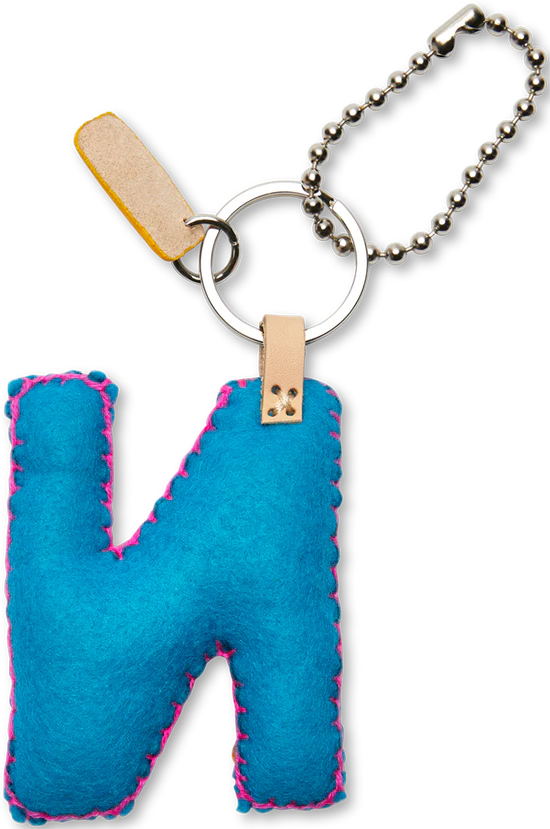 Consuela - Turquoise Felt Alphabet Charm