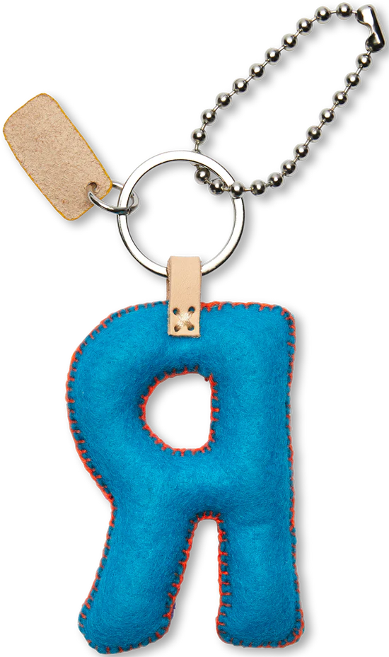 Consuela - Turquoise Felt Alphabet Charm