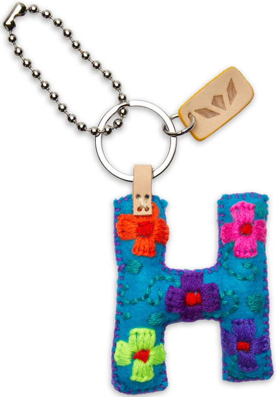 Consuela - Turquoise Felt Alphabet Charm