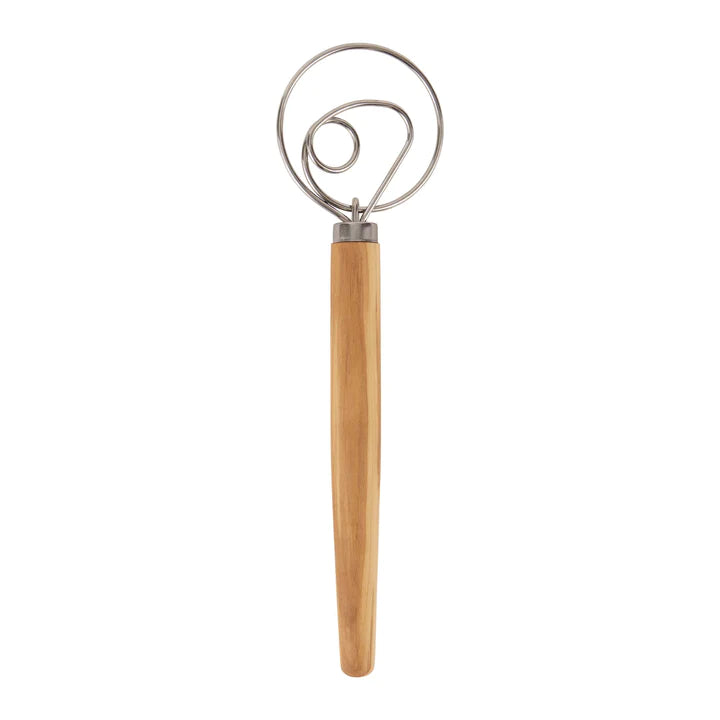 Olivewood Dough Whisk