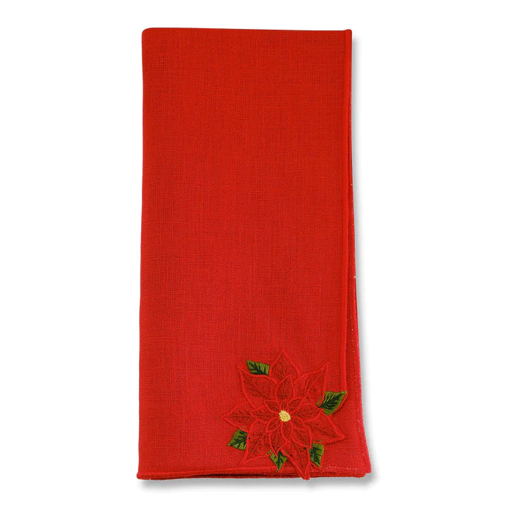 Chefanie - Dinner Napkin - Poinsettia