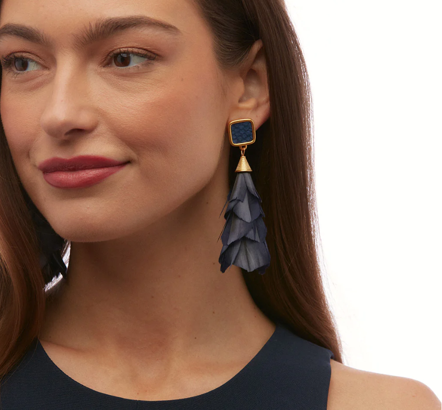 Brackish - Bristol Bay Statement Feather Earrings