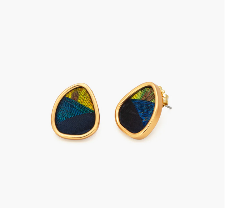 Brackish - Livengood Feather Stud Earrings