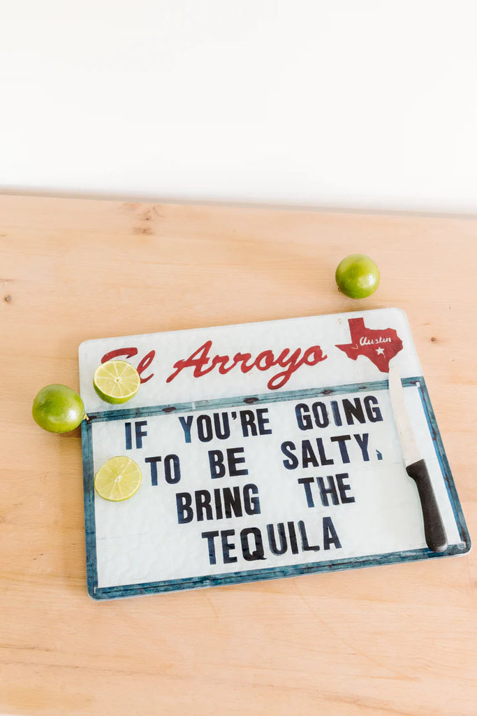 El Arroyo - Large Tempered Glass Cutting Board - Spicy Disaster