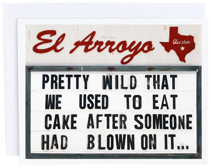 El Arroyo - Marquee Greeting Card