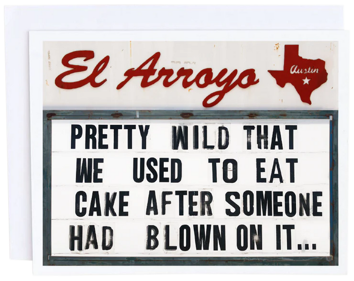 El Arroyo - Marquee Greeting Card