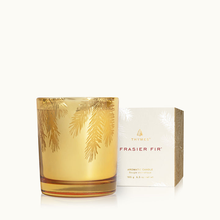 Thymes Limited - Gilded Gold Candle - Frasier Fir