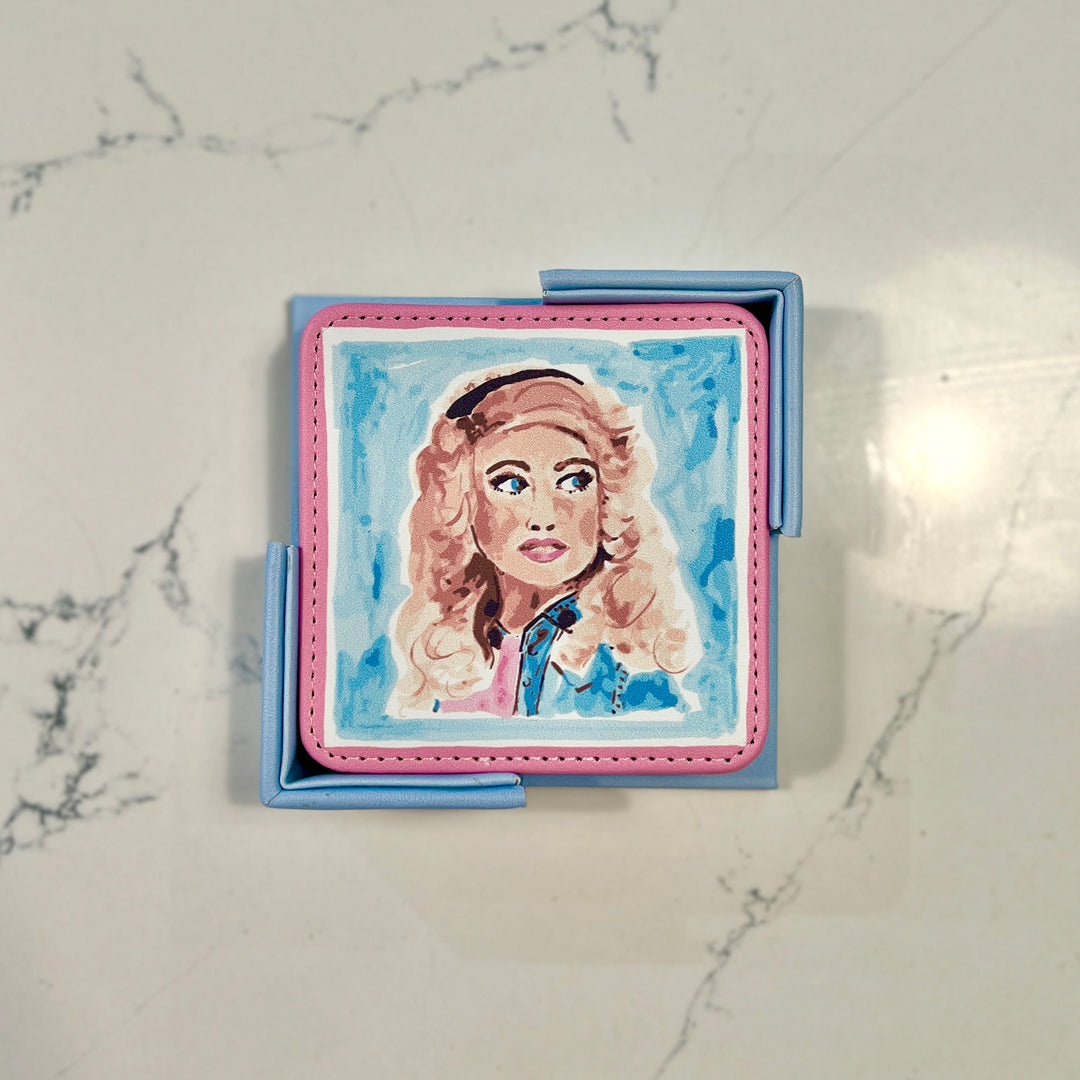 We Love Dolly Coaster Set