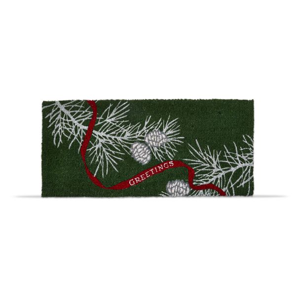 Holiday Greeting Coir Doormat