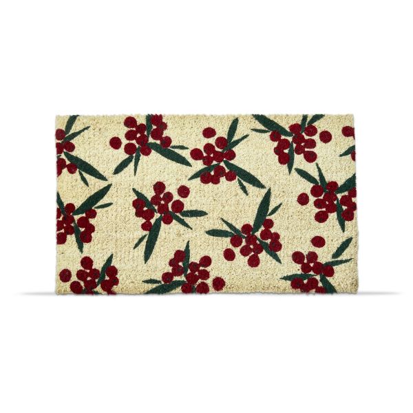 Winter Berries Coir Doormat