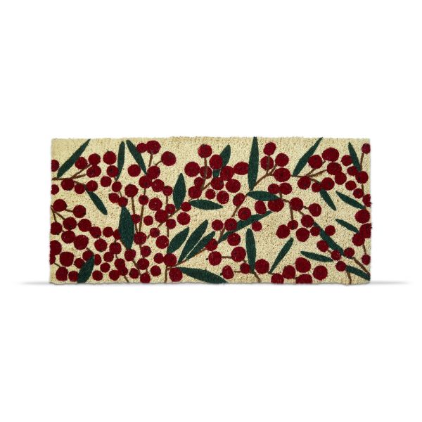 Winter Berries Coir Doormat