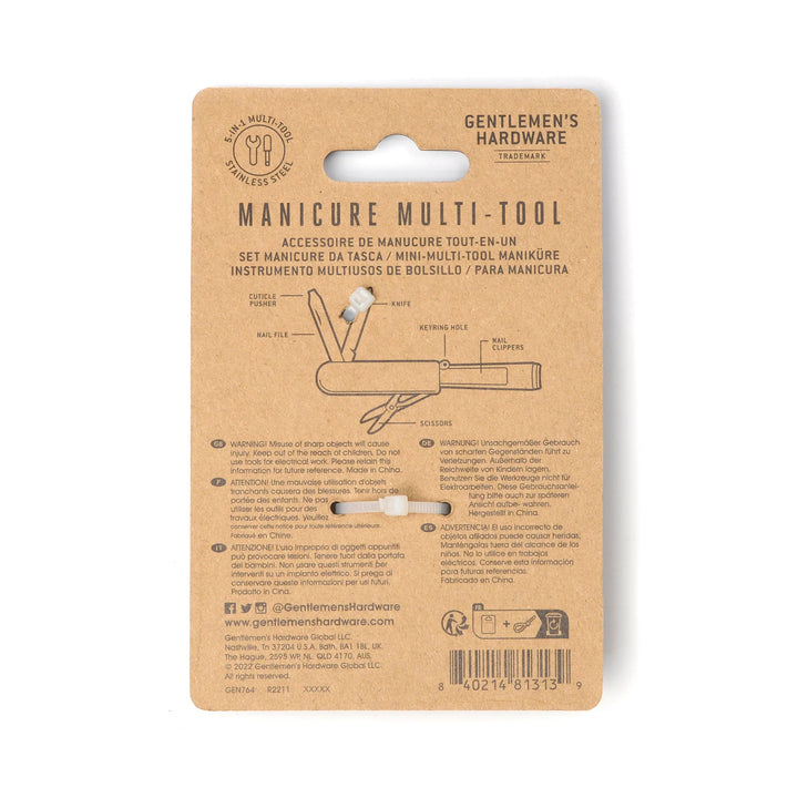 Gentlemen's Hardware - Manicure Multi-Tool