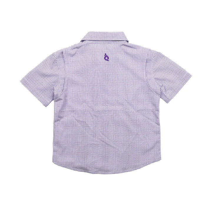 Blue Quail - Men's Gameday Guayabera - Purple