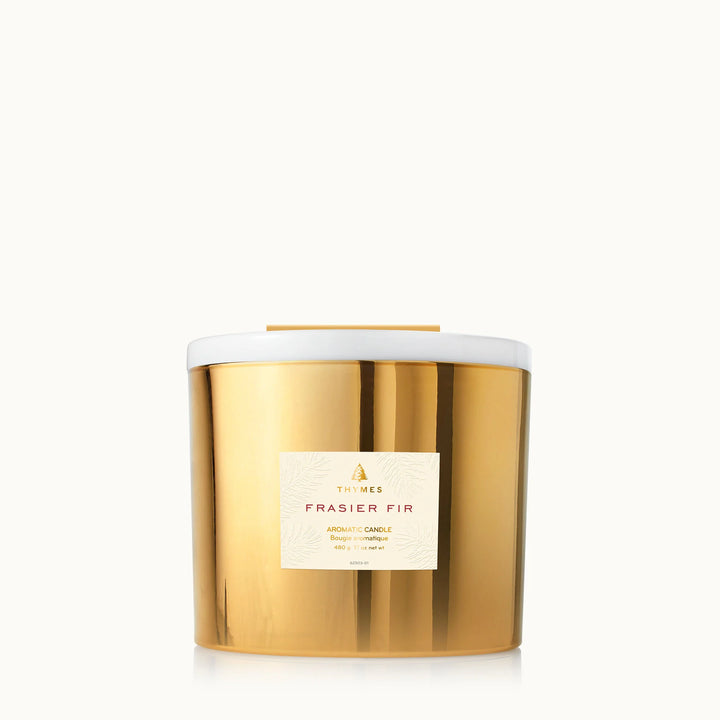 Thymes Limited - Gilded Gold Candle - Frasier Fir