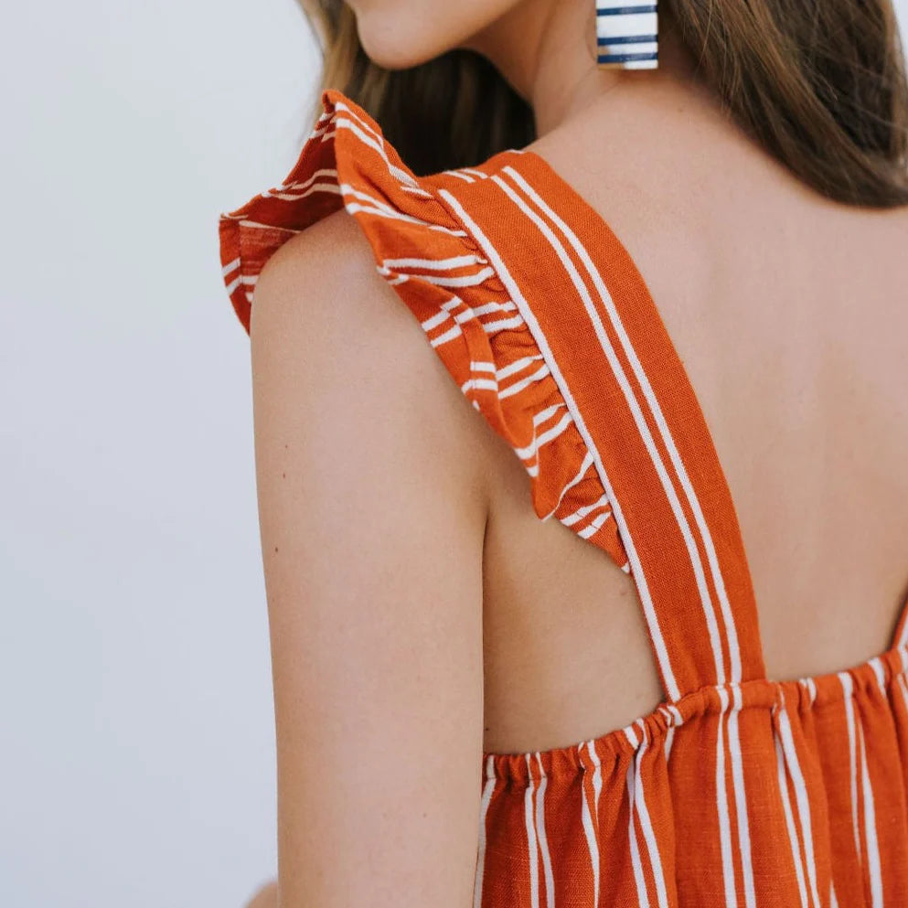 Sunshine Tienda - Sofia Dress - Hemingway Stripe