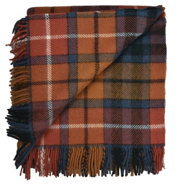 Prince of Scots - Highland Tweeds Wool Throw Blanket - Antique Buchanan