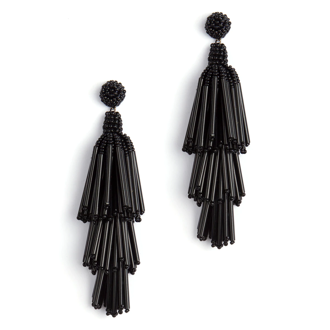 Deepa Gurnani - Rain Fringe Earrings