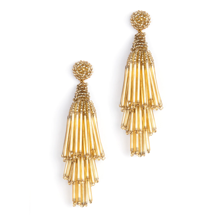 Deepa Gurnani - Rain Fringe Earrings