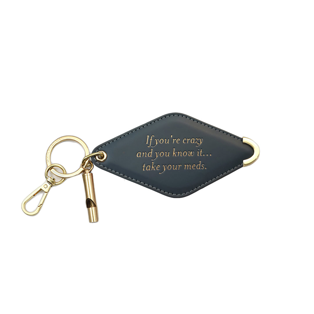 Funny Phrase Hotel Tag Keychain