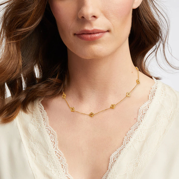 Julie Vos - Florentine Demi Delicate Station Necklace