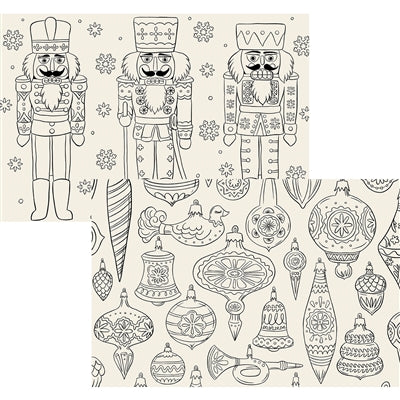 Hester & Cook - Coloring Christmas Placemats