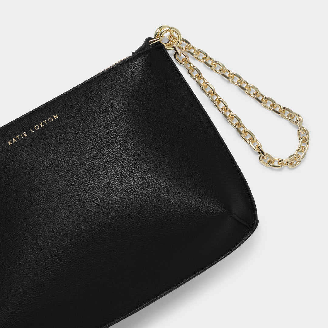 Katie Loxton - Astrid Chain Clutch - Black