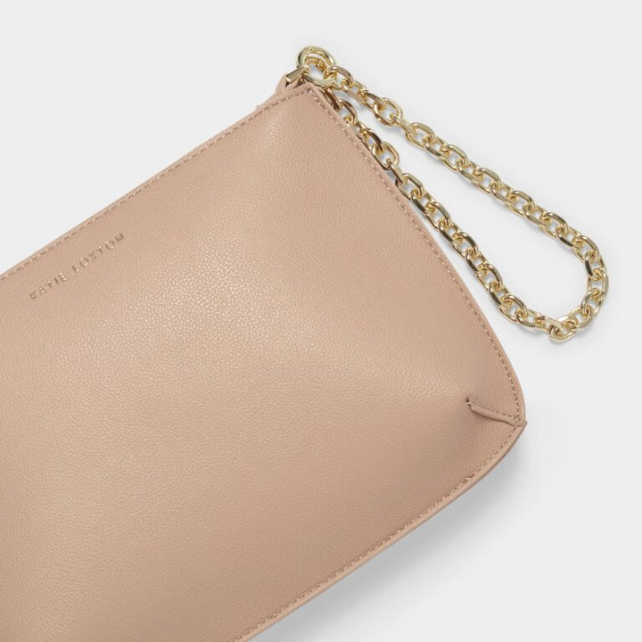 Katie Loxton - Astrid Chain Clutch - Soft Tan