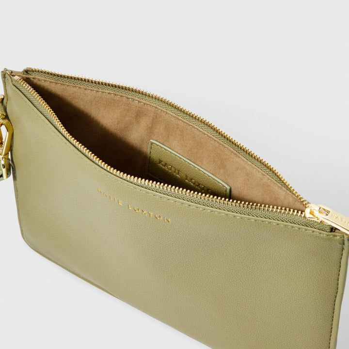 Katie Loxton - Zana Wristlet Pouch - Olive