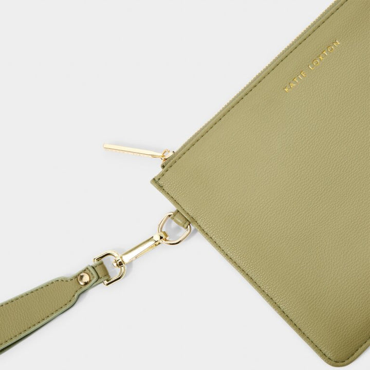 Katie Loxton - Zana Wristlet Pouch - Olive