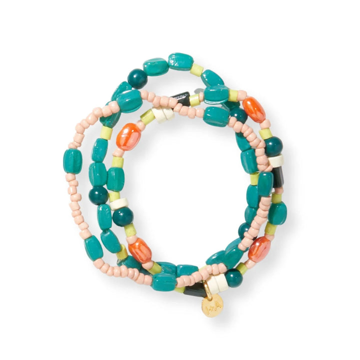 Kelsey Mixed Trio Stretch Bracelets Desert