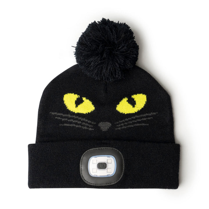 NightScope - Kid's Halloween LED Pom Beanie Hat